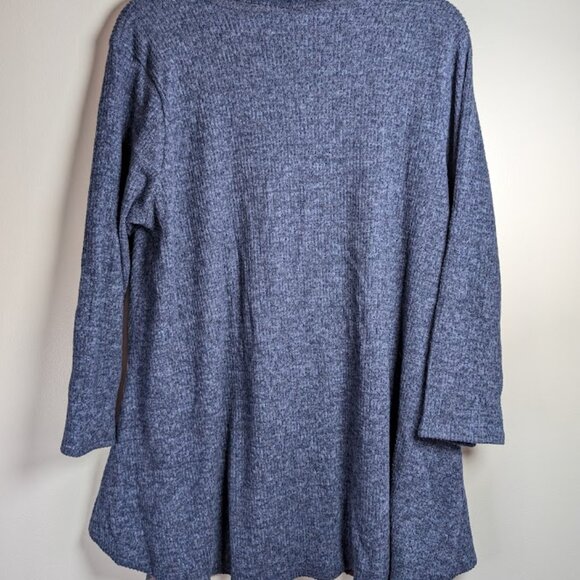 Women's Cal Style Long Sleeve Asymmetrical Tunic Sweater Size 2XL Lagenlook Y2K - Picture 5 of 7
